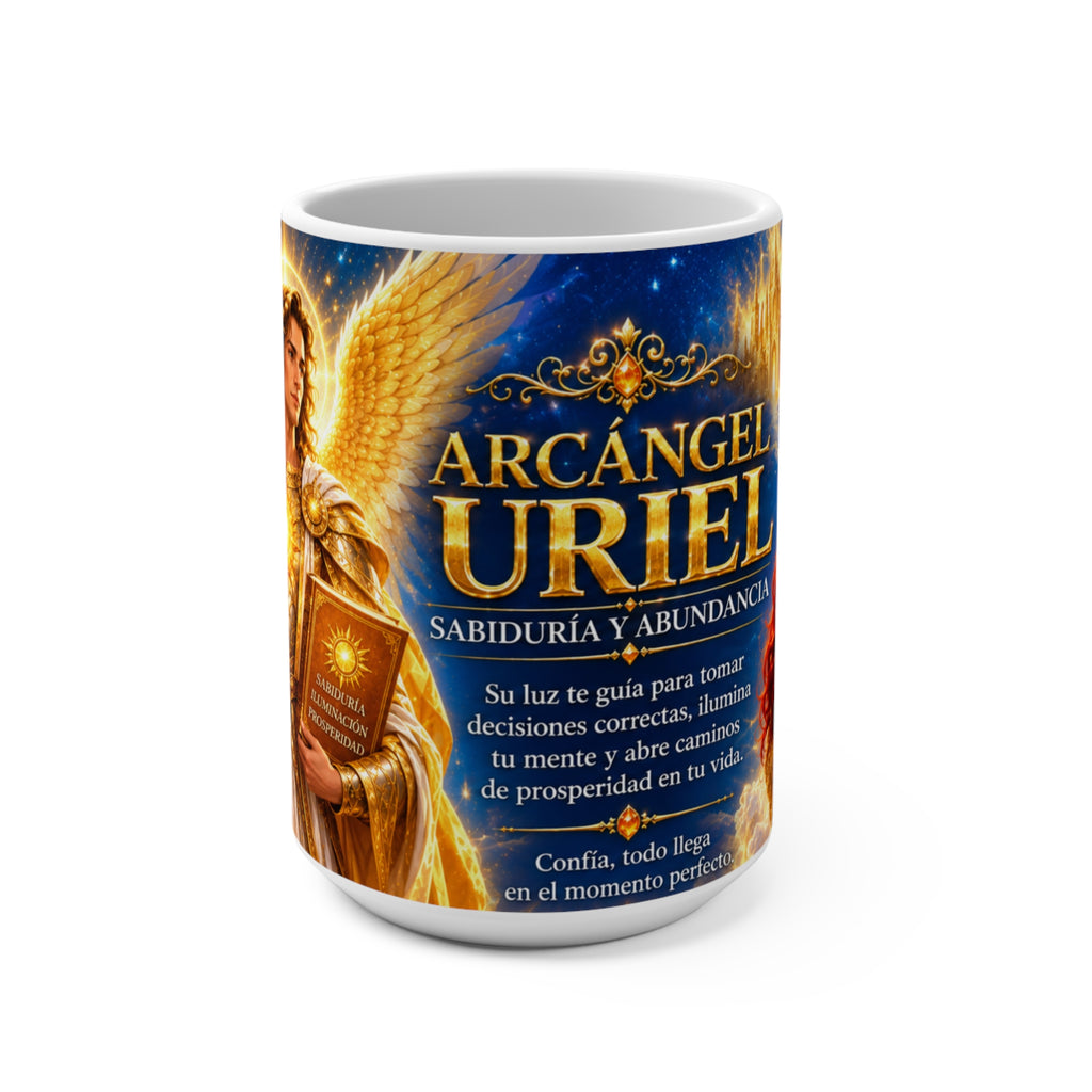 Taza Arcángel Uriel — Prosperidad, Sabiduría y Luz