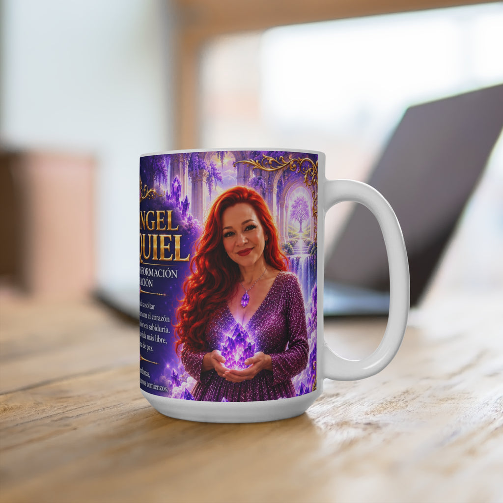 Taza Arcángel Zadquiel — Transmutación y Perdón