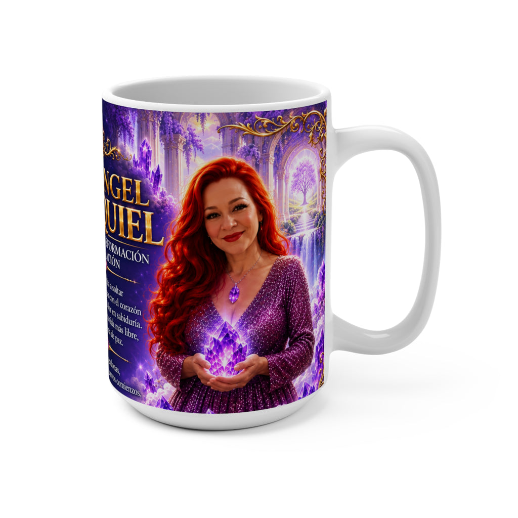 Taza Arcángel Zadquiel — Transmutación y Perdón
