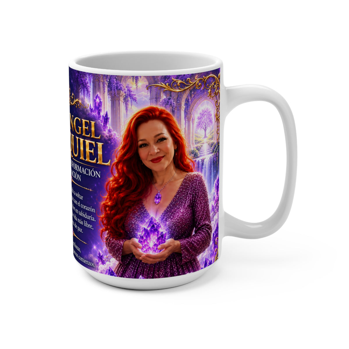Taza Arcángel Zadquiel — Transmutación y Perdón
