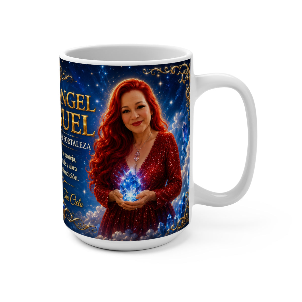 Taza Arcángel Miguel — Protección, Fortaleza y Fe
