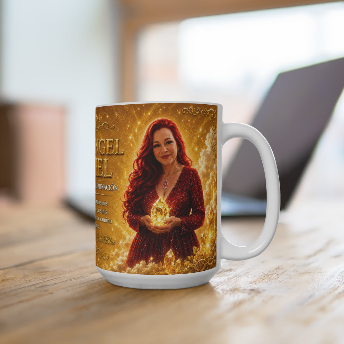 Taza Arcángel Jofiel — Sabiduría, Belleza y Pensamientos Positivos