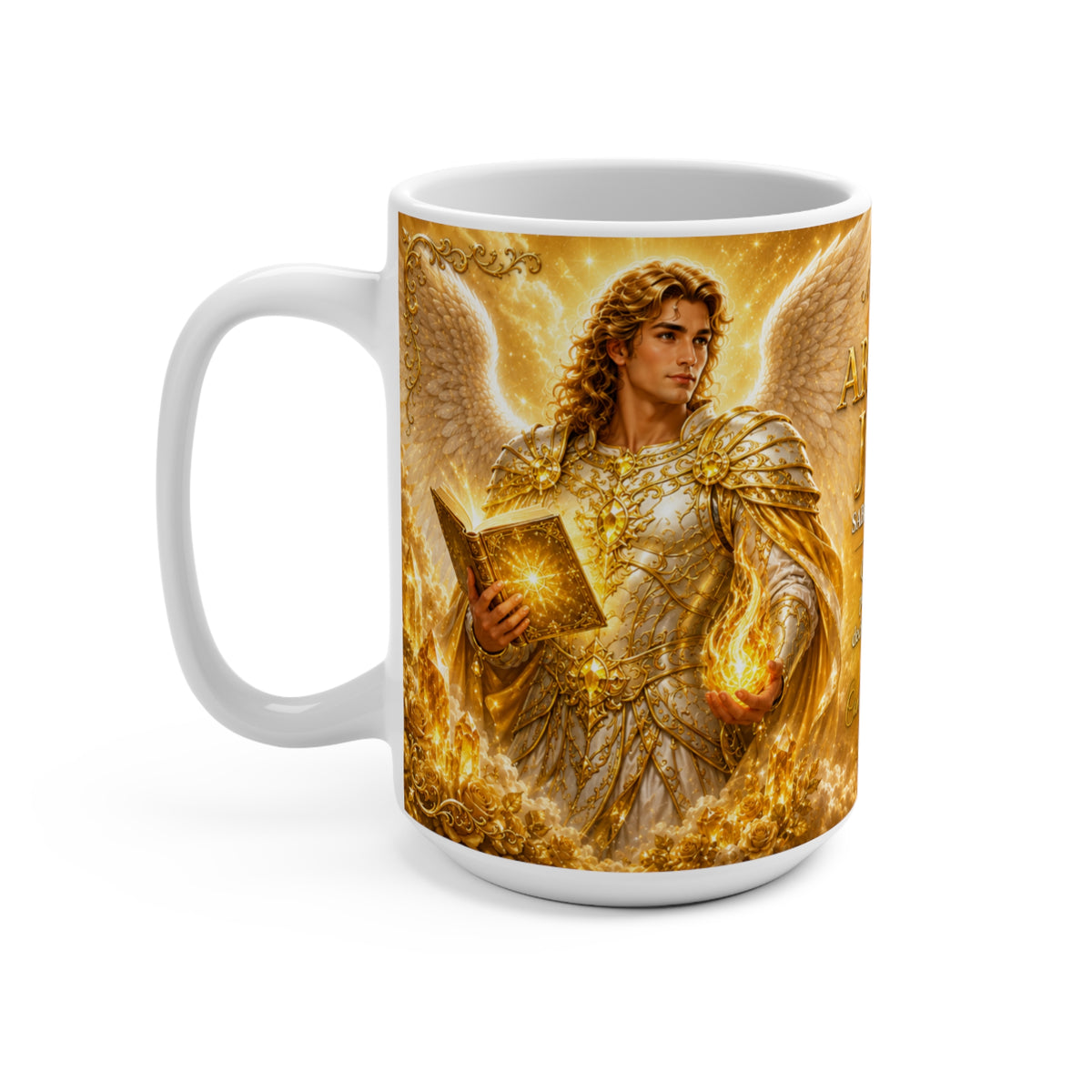 Taza Arcángel Jofiel — Sabiduría, Belleza y Pensamientos Positivos