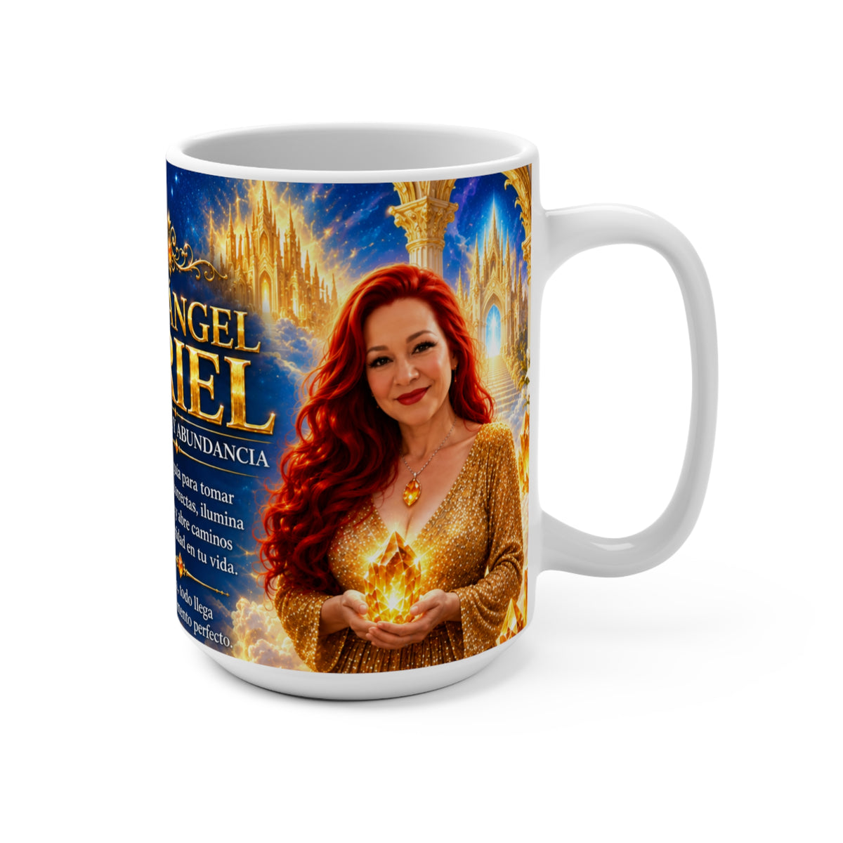 Taza Arcángel Uriel — Prosperidad, Sabiduría y Luz