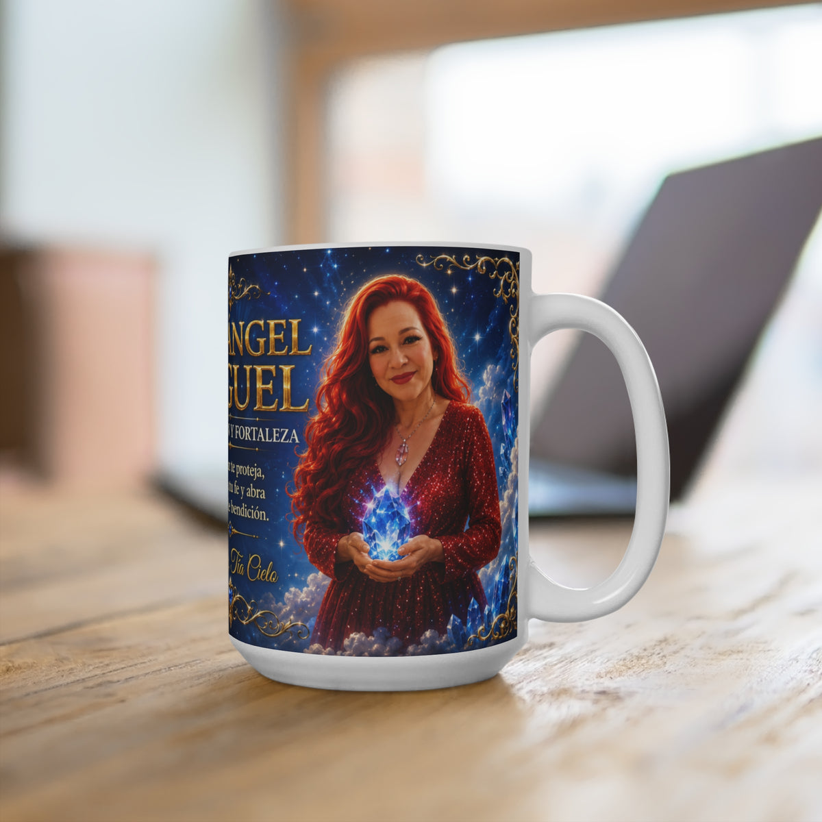 Taza Arcángel Miguel — Protección, Fortaleza y Fe
