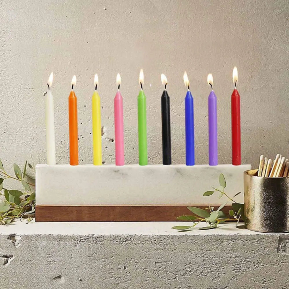 100 velas de colores – Mini velas cónicas, ideales para campanas, rituales, hechizos, trabajos con cera y más. Decoración para Navidad.