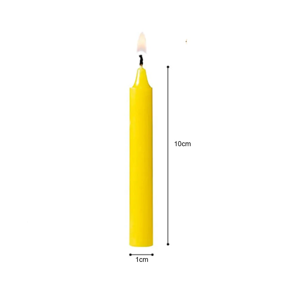 100 velas de colores – Mini velas cónicas, ideales para campanas, rituales, hechizos, trabajos con cera y más. Decoración para Navidad.