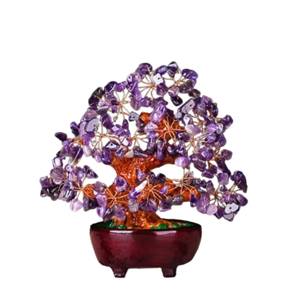Árbol de la Prosperidad de 18 cm – Árbol del Dinero Feng Shui de la Suerte, Bonsái Decorativo para Hogar y Oficina