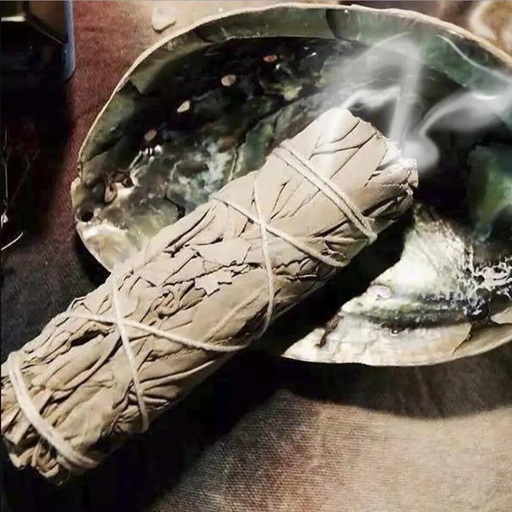 10-1PC Palo Santo Wood Meditation Incense White Sage Pure Grass Bundle for Home Grass Incense Portable Energy Cleansing Bundles