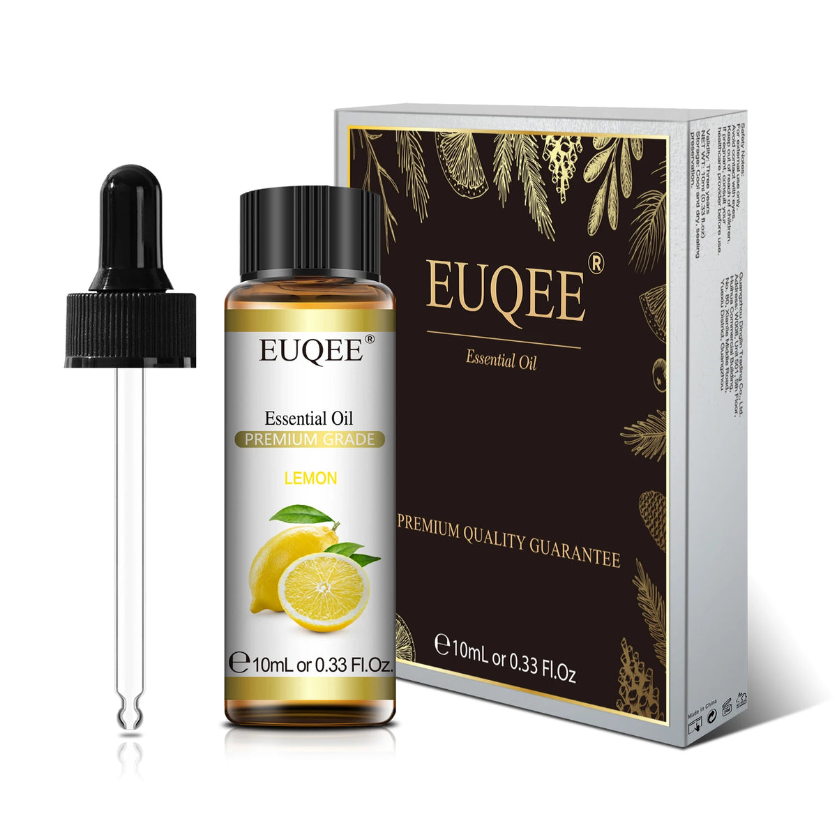 Aceite Esencial Puro EUQEE 10 ml – Palo Santo, Lavanda, Menta, Bergamota, Eucalipto, Canela y Cedro para Aromaterapia