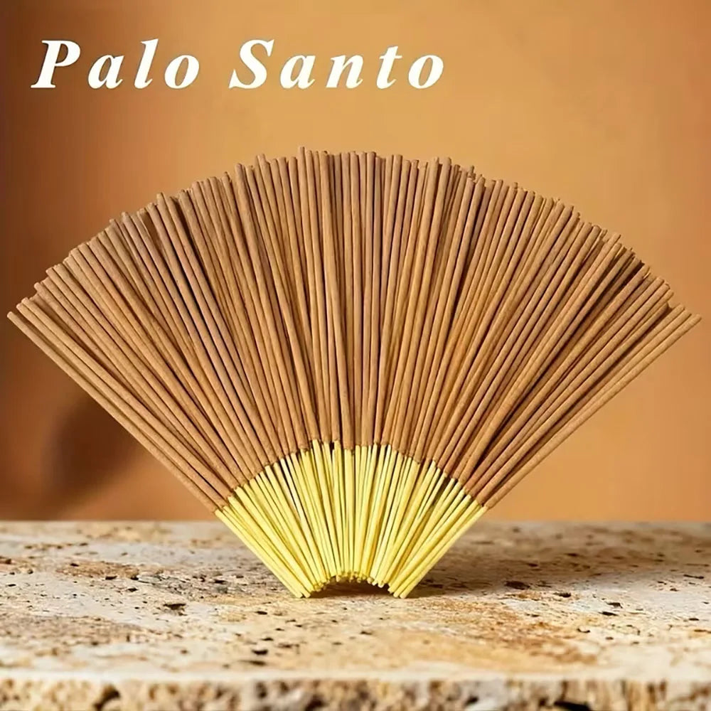 50/100/200 Varitas de Incienso Palo Santo Natural – Incienso de Madera para Meditación, Yoga, Aromaterapia, Hogar y Spa
