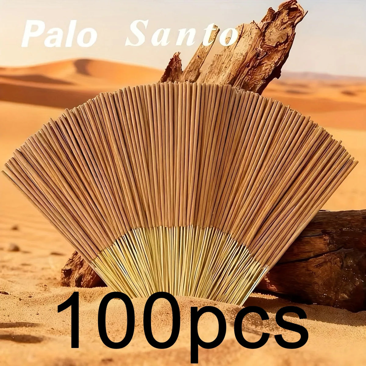 50/100/200 Varitas de Incienso Palo Santo Natural – Incienso de Madera para Meditación, Yoga, Aromaterapia, Hogar y Spa
