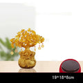 🌳 Árbol del Dinero Feng Shui Dorado – Árbol de la Fortuna y Prosperidad