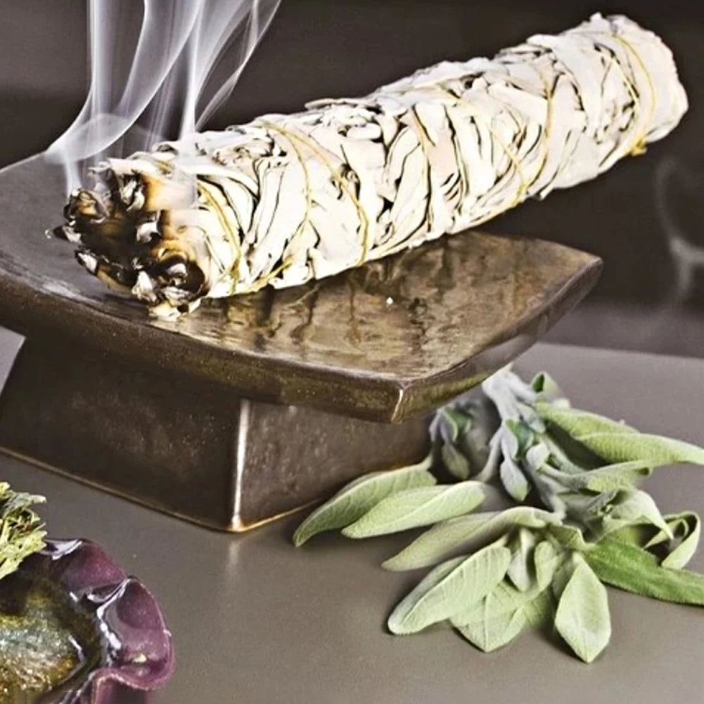 10-1PC Palo Santo Wood Meditation Incense White Sage Pure Grass Bundle for Home Grass Incense Portable Energy Cleansing Bundles