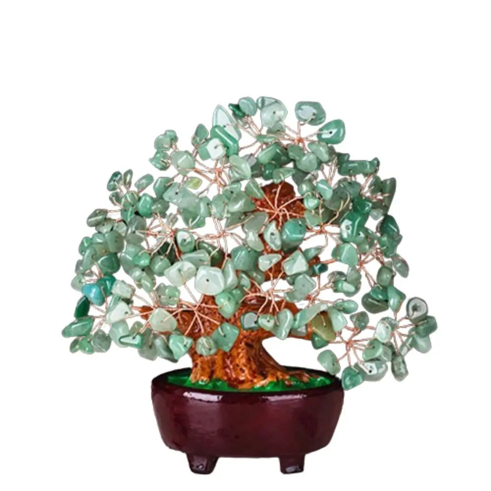 Árbol de la Prosperidad de 18 cm – Árbol del Dinero Feng Shui de la Suerte, Bonsái Decorativo para Hogar y Oficina