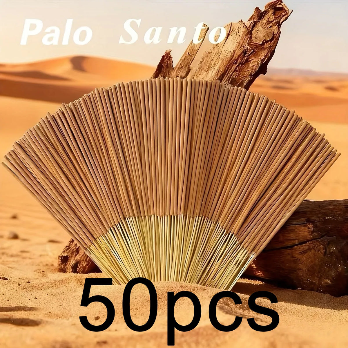 50/100/200 Varitas de Incienso Palo Santo Natural – Incienso de Madera para Meditación, Yoga, Aromaterapia, Hogar y Spa